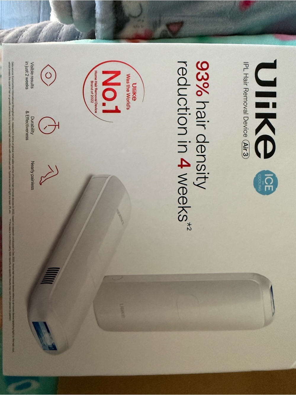 Ulike Air 3 IPL Hair Removal Device Ice Cooling | Excellent Condition